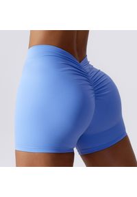 Intica - Szorty sportowe modelujące pośladki elastyczne Mirosava. Kolor: niebieski. Materiał: materiał. Sport: fitness