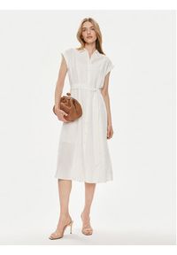 GAP - Gap Sukienka koszulowa 857655-00 Écru Regular Fit. Materiał: wiskoza, len. Typ sukienki: koszulowe #4