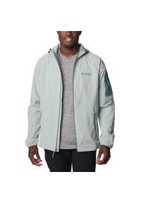 columbia - Kurtka softshell męska Columbia Tall Heights Hooded Softshell. Kolor: zielony. Materiał: softshell. Sport: turystyka piesza