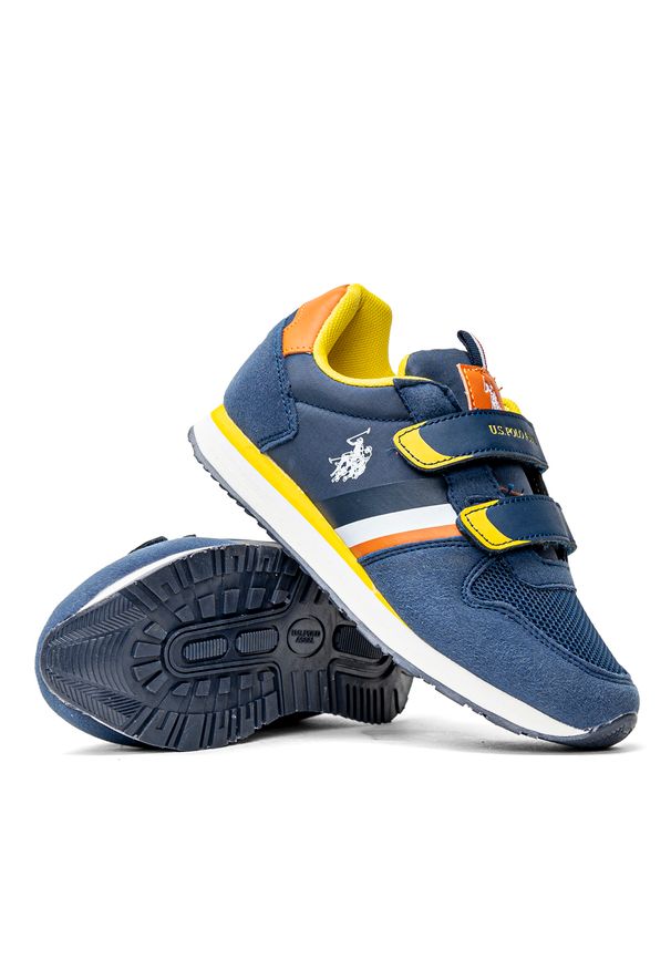 Sneakersy dziecięce granatowe U.S. Polo Assn. NOBIK006K/2HT1. Kolor: niebieski. Sezon: lato, jesień