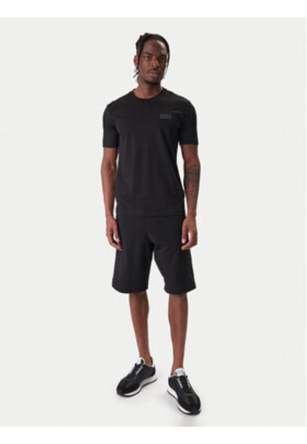 EA7 Emporio Armani T-Shirt 7M001487 AF17789 UC001 Czarny Regular Fit. Kolor: czarny. Materiał: bawełna