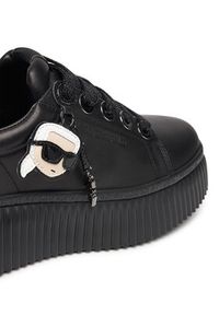 Karl Lagerfeld - KARL LAGERFELD Sneakersy KL42376T Czarny. Kolor: czarny. Materiał: skóra #4