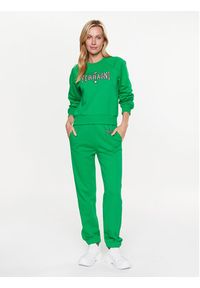 Chiara Ferragni Spodnie dresowe 74CBAT01 Zielony Regular Fit. Kolor: zielony. Materiał: bawełna, dresówka