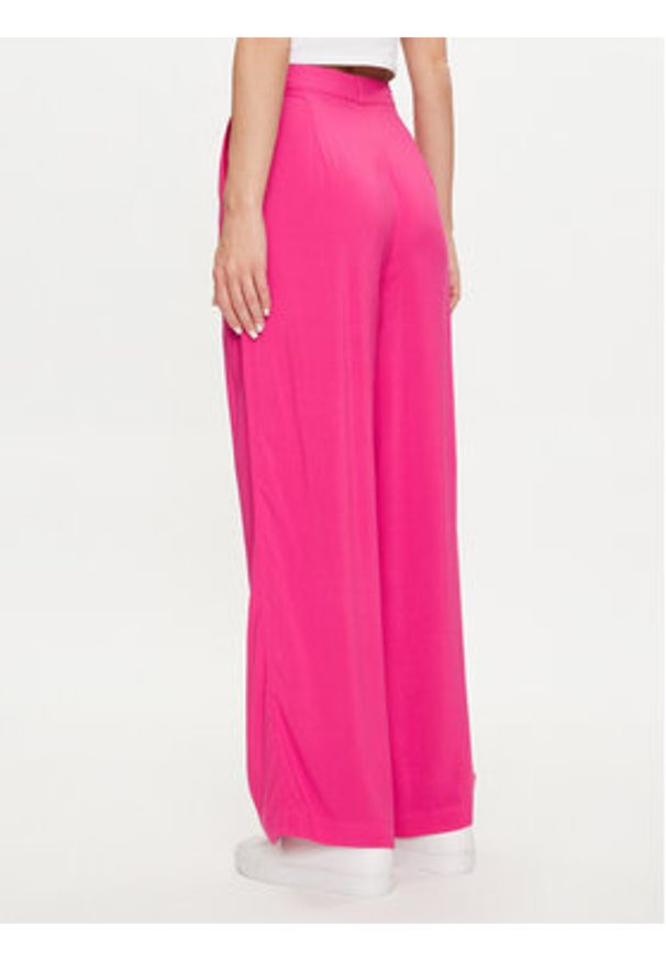 only - ONLY Spodnie materiałowe Nova 15306567 Różowy Wide Leg. Kolor: różowy. Materiał: wiskoza