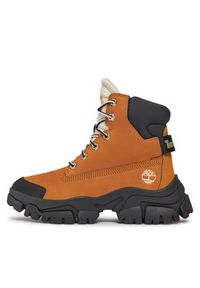 Timberland Botki Adley Way Sneaker Boot TB0A5XAV2311 Brązowy. Kolor: brązowy. Materiał: nubuk, skóra