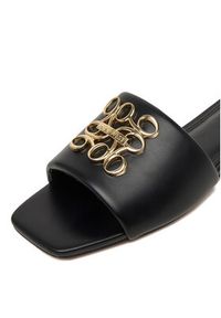 Nine West Klapki CEO-SMRL393663-02 Czarny. Kolor: czarny. Materiał: materiał #5