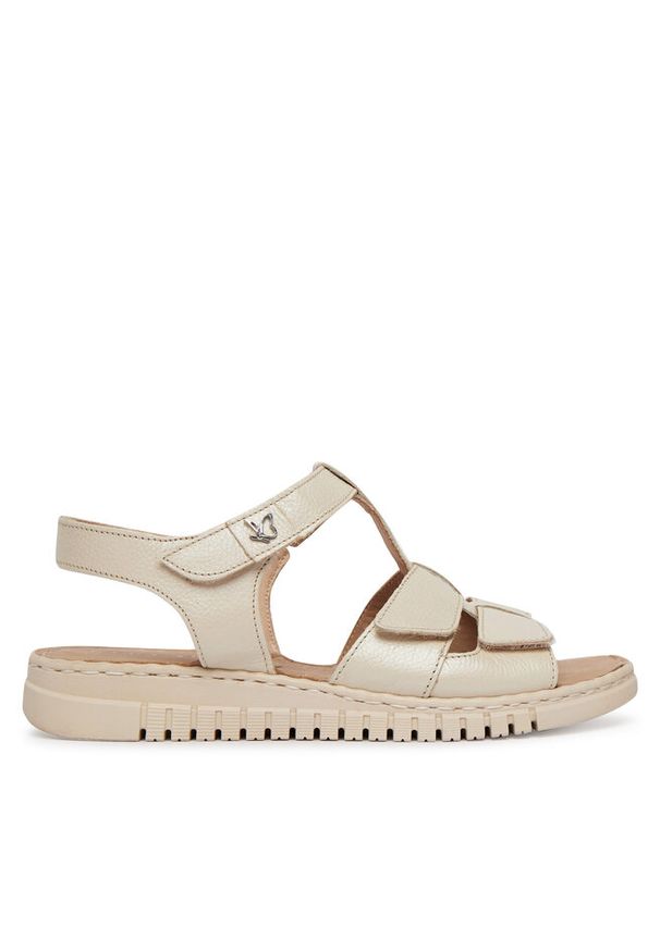 Sandały Caprice. Kolor: kremowy