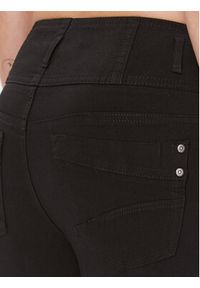 Fransa Spodnie materiałowe 20608336 Czarny Slim Fit. Kolor: czarny. Materiał: wiskoza