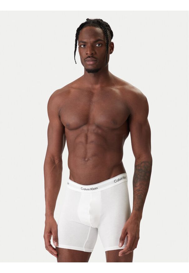 Calvin Klein Underwear Komplet bokserek LV00NB4394 Biały. Kolor: biały. Materiał: bawełna