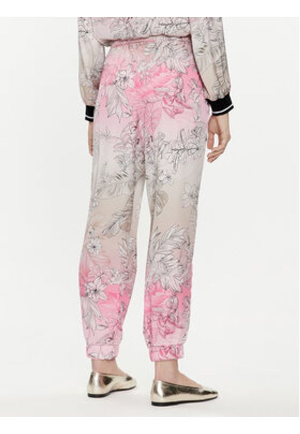 Liu Jo Spodnie materiałowe TA4238 T3247 Różowy Relaxed Fit. Kolor: różowy. Materiał: syntetyk