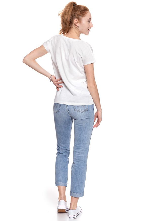 Wrangler - WRANGLER T SHIRT DAMSKI T-SHIRTS SS GRAPHIC OFFWH W7Z02EV02 112132143