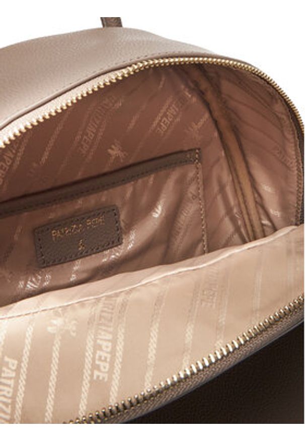 Patrizia Pepe Plecak CB0056/L001-B744 Beżowy. Kolor: beżowy. Materiał: skóra