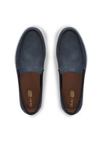 Clarks Lordsy Bratton Loafer 26172448 Granatowy. Kolor: niebieski. Materiał: skóra, nubuk #3