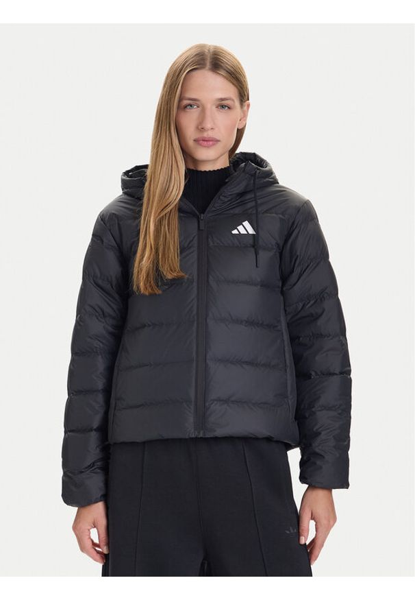 Adidas - adidas Kurtka puchowa Essentials Climawarm KC1580 Czarny Regular Fit. Kolor: czarny. Materiał: syntetyk