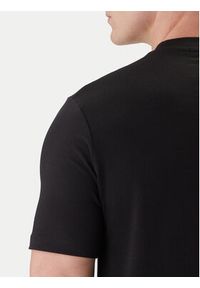 Karl Lagerfeld - KARL LAGERFELD T-Shirt 755034 562235 Czarny Regular Fit. Typ kołnierza: dekolt w karo. Kolor: czarny. Materiał: bawełna #3