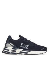 EA7 Emporio Armani Sneakersy 7X000652 AF18639 MZ069 Granatowy. Kolor: niebieski. Materiał: materiał #1