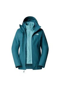 Kurtka damska The North Face Inlux Triclimate 0A8DZQFUK1 - niebieska. Kolor: niebieski. Materiał: tkanina, poliester, syntetyk. Sport: turystyka piesza #1
