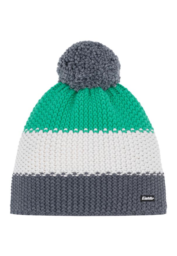 Czapka Eisbar Star Pompon MÜ. Kolor: szary. Materiał: wełna. Styl: sportowy