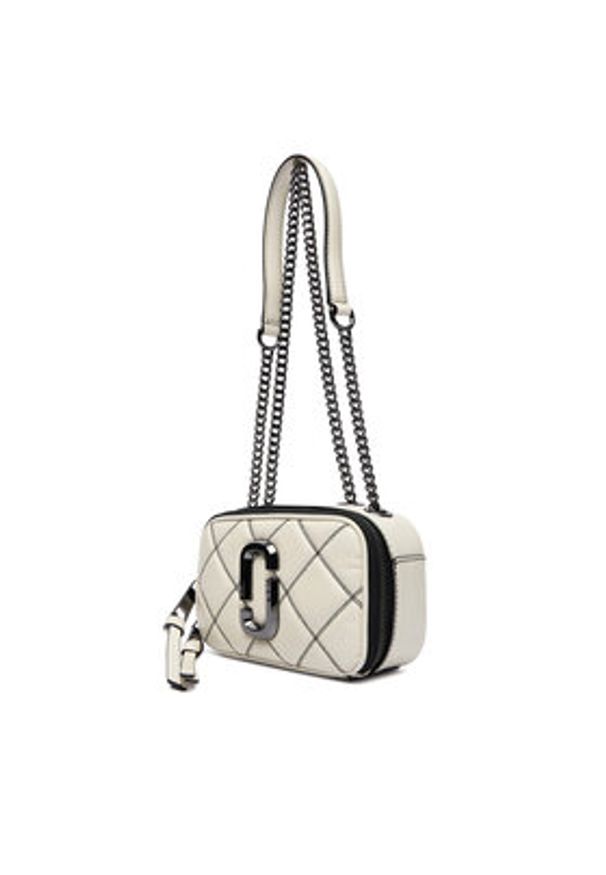 MARC JACOBS - Marc Jacobs Torebka The Snapshot Chain 2P5HCR020H02 Biały. Kolor: biały. Materiał: skórzane