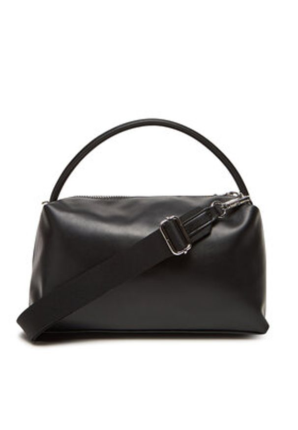 Tommy Jeans Torebka Tjw American Cool Shoulder Bag AW0AW17531 Czarny. Kolor: czarny. Materiał: skórzane