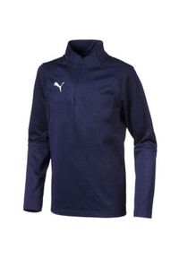 Bluza Puma Jr Liga 1/4 Zip Top Dzieci. Kolor: niebieski. Materiał: poliester #1