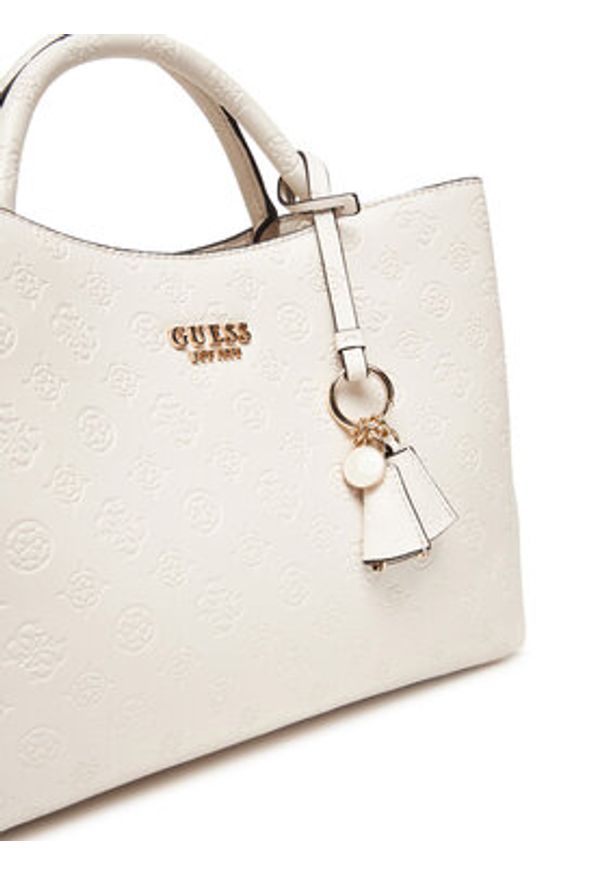 Guess Torebka Phoebe HWPD96 65070 Biały. Kolor: biały. Materiał: skórzane