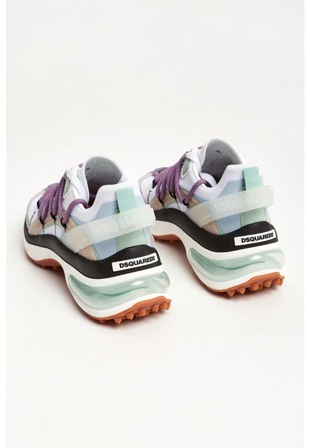 Sneakersy damskie DSQUARED2. Zapięcie: sznurówki. Wzór: haft