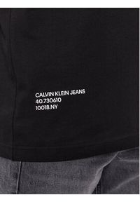 Calvin Klein Jeans T-Shirt Text J30J325065 Czarny Regular Fit. Kolor: czarny. Materiał: bawełna #4