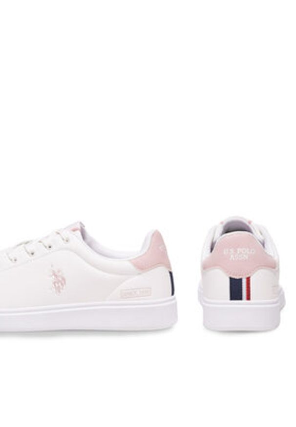 U.S. Polo Assn. Sneakersy MARLYN001 Biały. Kolor: biały. Materiał: skóra