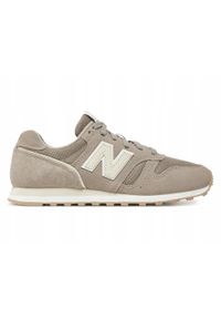 New Balance - Buty na co dzień damskie NEW BALANCE 373 skóra. Okazja: na co dzień. Kolor: beżowy. Materiał: skóra. Model: New Balance 373