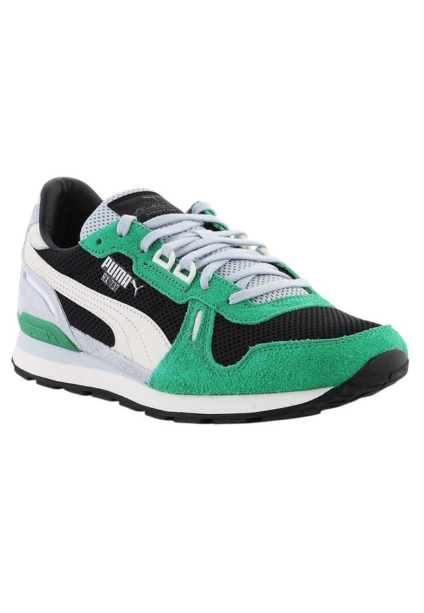 Puma - Męskie Buty Treningowe RX 737 AC Milan. Kolor: czarny, zielony, wielokolorowy. Sezon: zima