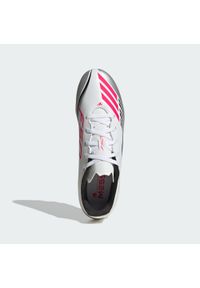 Adidas - Buty F50 Messi Club Firm/Multi-Ground. Kolor: czerwony, szary, biały, wielokolorowy. Sport: piłka nożna