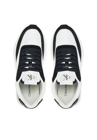 Calvin Klein Jeans Sneakersy Athleisure Runner Laceup Mix Wn YW0YW01774 Biały. Kolor: biały. Materiał: skóra, zamsz #3