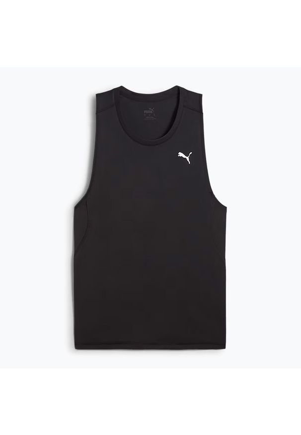 Puma - Koszulka do biegania męska PUMA Velocity Tank Poly. Kolor: czarny. Sport: bieganie