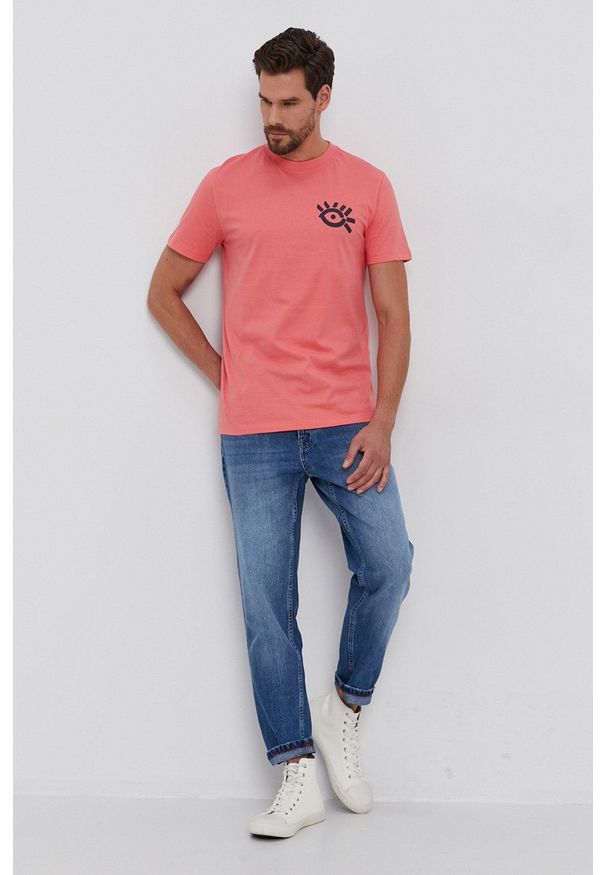 Desigual - Jeansy Marcelo. Kolor: niebieski