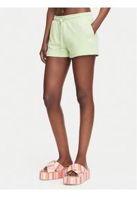 Roxy Szorty sportowe Surf Stoked ERJFB03416 Zielony jasny Regular Fit. Kolor: zielony. Materiał: bawełna, syntetyk #1