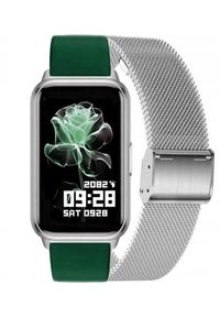 Smartwatch Rubicon Zegarek Damski SMARTWATCH RNCF48-silver/green. Rodzaj zegarka: smartwatch #1
