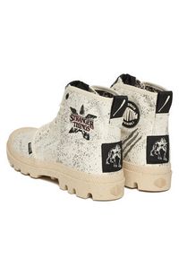 Palladium Trapery Pampa Demodog 74497-180-M Biały. Kolor: biały. Materiał: materiał
