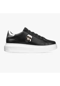 Sneakers`y Karl Lagerfeld Kapri (KL62530-000). Okazja: na co dzień. Kolor: czarny. Materiał: guma, materiał, skóra. Szerokość cholewki: normalna #4