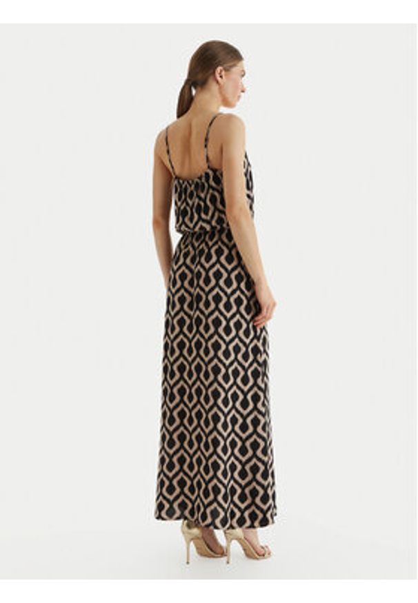 only - ONLY Sukienka letnia Nova 15222217 Czarny Regular Fit. Kolor: czarny. Materiał: wiskoza. Sezon: lato