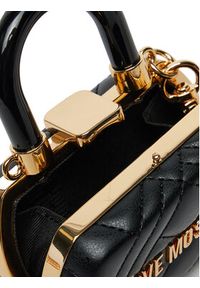 Love Moschino - LOVE MOSCHINO Torebka JC4056PP1MLA0000 Czarny. Kolor: czarny. Materiał: skórzane
