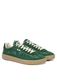 Lacoste Sneakersy Baseshot Lite 51SMA0110 Zielony ciemny. Kolor: zielony. Materiał: materiał #3