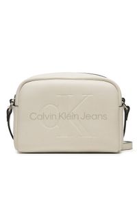 Calvin Klein Torebka Sculpted K60K612220 Écru. Materiał: skórzane