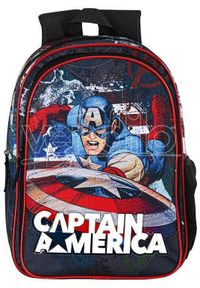 Umates - Perona Marvel Captain America backpack 39cm. Wzór: motyw z bajki