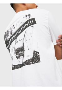 Jack & Jones T-Shirt Home 12222006 Biały Regular Fit. Kolor: biały. Materiał: bawełna #6