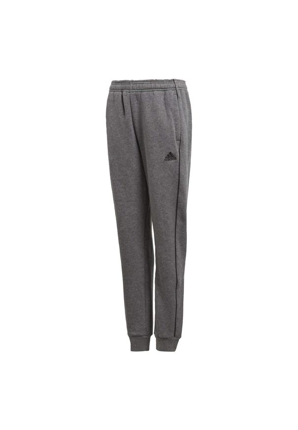 Adidas - Spodnie dla dzieci adidas Core 18 Sweat JUNIOR. Kolor: czarny, szary, wielokolorowy. Sport: piłka nożna