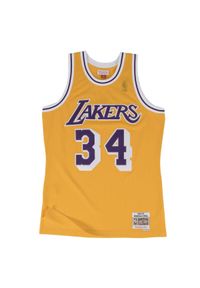 Mitchell & Ness - Koszulka Nba Los Angeles Lakers Shaquille O'Neal. Kolor: żółty, pomarańczowy, wielokolorowy. Sport: koszykówka #1