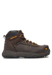 CAT Footwear Trapery Pneumatic 2.0 St S3 Wr Hro Src P725694 Brązowy. Kolor: brązowy. Materiał: skóra
