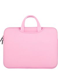 Torba Hurtel Uniwersalne etui torba na laptopa 15,6'' tablet organizer na komputer różowy. Kolor: różowy #1
