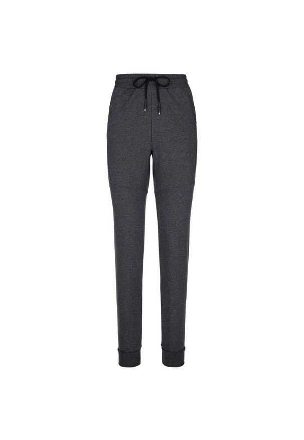 Jogging kobieta bawełna Kilpi Matty. Kolor: czarny. Materiał: bawełna, dresówka. Sezon: lato. Sport: turystyka piesza, bieganie